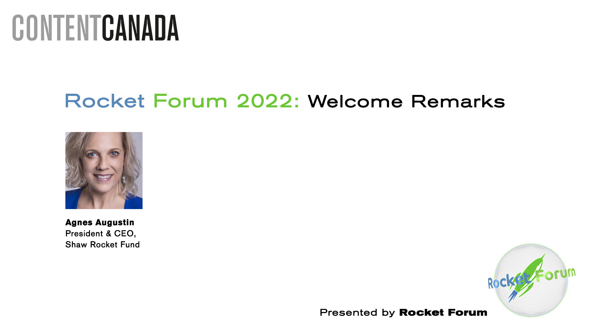 Rocket Forum 2022 Welcome Remarks